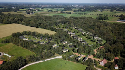 Drone foto van vakantiepark Landal Olde Kottink