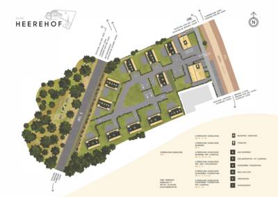 Plattegrond van Park Heerehof