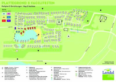 Plattegrond Landal Landgoed Bourtange