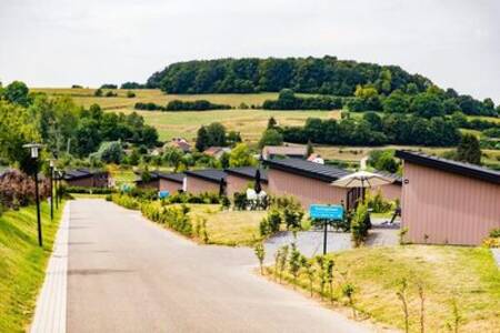 Vakantiehuizen aan een laan op vakantiepark Topparken Résidence Valkenburg